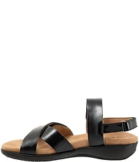 Trotters River Metallic Leather Sandals