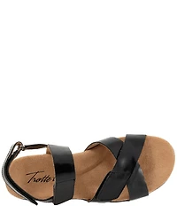Trotters River Metallic Leather Sandals