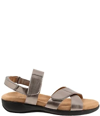 Trotters River Metallic Leather Sandals