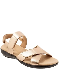 Trotters River Metallic Leather Sandals