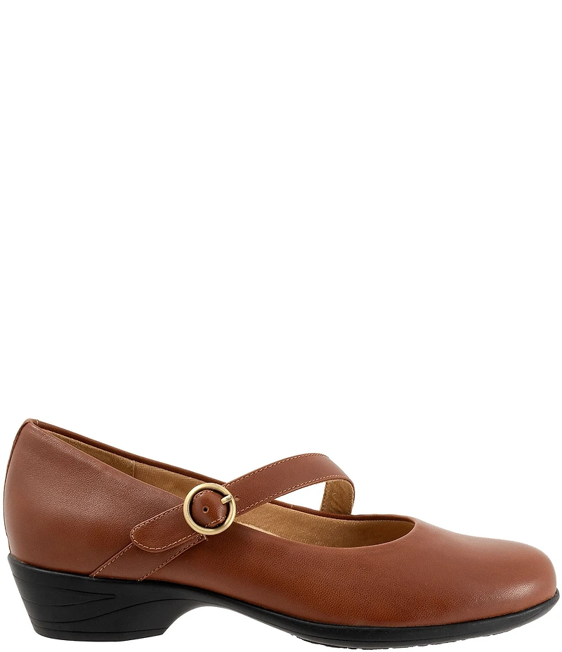 Trotters Rochelle Leather Asymmetrical Mary Janes