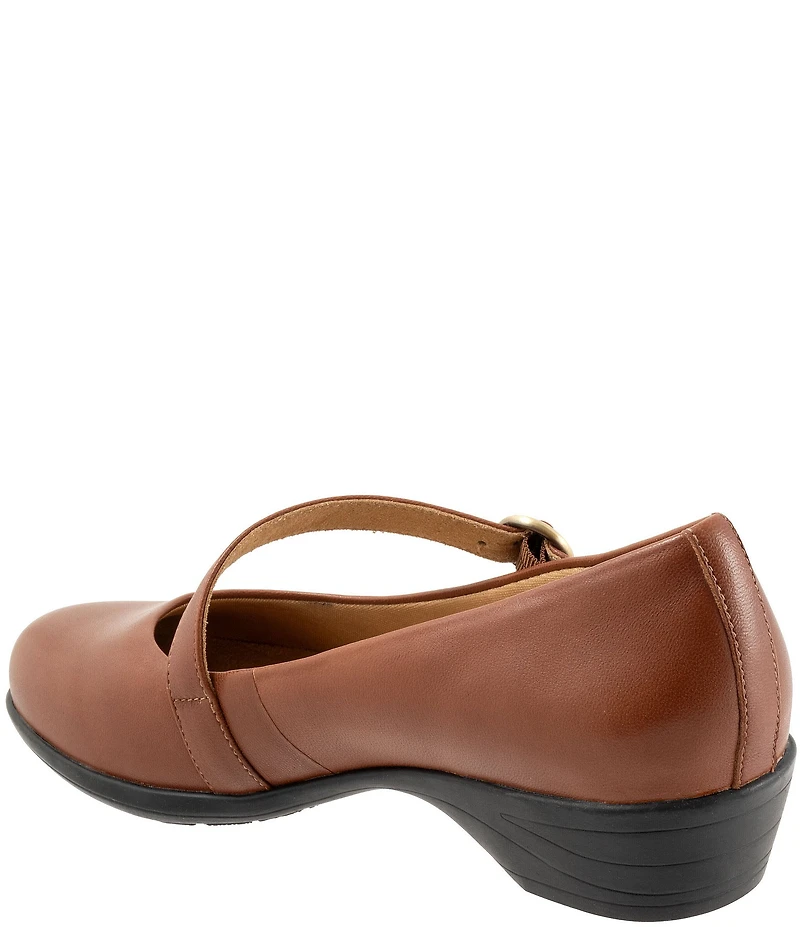 Trotters Rochelle Leather Asymmetrical Mary Janes