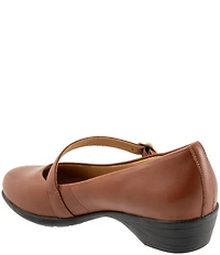 Trotters Rochelle Leather Asymmetrical Mary Janes