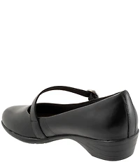 Trotters Rochelle Leather Asymmetrical Mary Janes