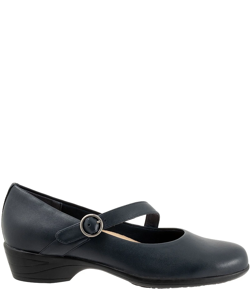 Trotters Rochelle Leather Asymmetrical Mary Janes