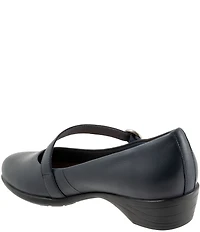 Trotters Rochelle Leather Asymmetrical Mary Janes
