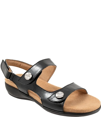Trotters Romi Metallic Leather Sandals