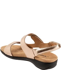 Trotters Romi Metallic Leather Sandals
