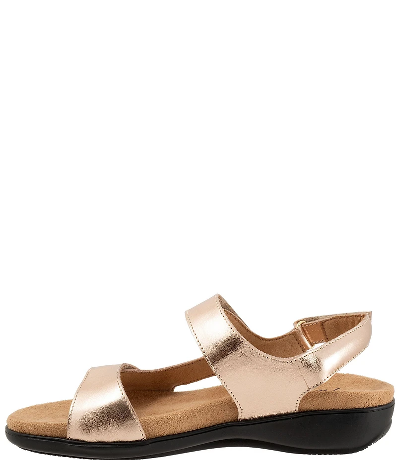 Trotters Romi Metallic Leather Sandals