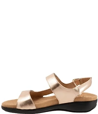 Trotters Romi Metallic Leather Sandals