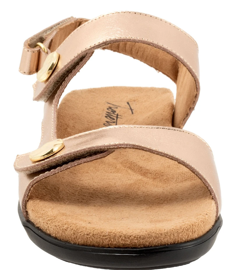 Trotters Romi Metallic Leather Sandals