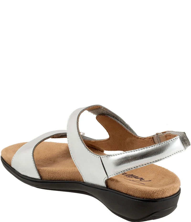 Trotters Romi Metallic Leather Sandals