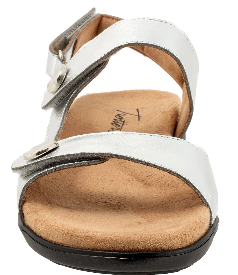 Trotters Romi Metallic Leather Sandals