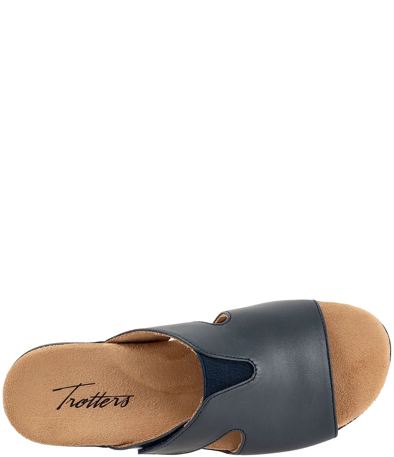 Trotters Roxine 2.0 Leather Slide Sandals