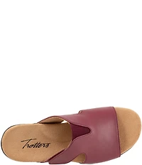 Trotters Roxine 2.0 Leather Slide Sandals