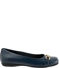 Trotters Sadie Square Toe Bit Buckle Flats