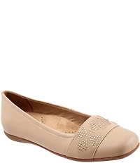 Trotters Samantha Leather Slip On Flats