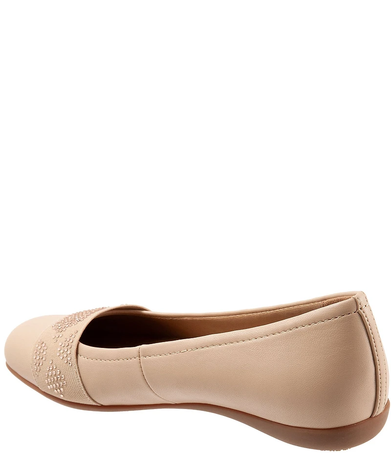 Trotters Samantha Leather Slip On Flats