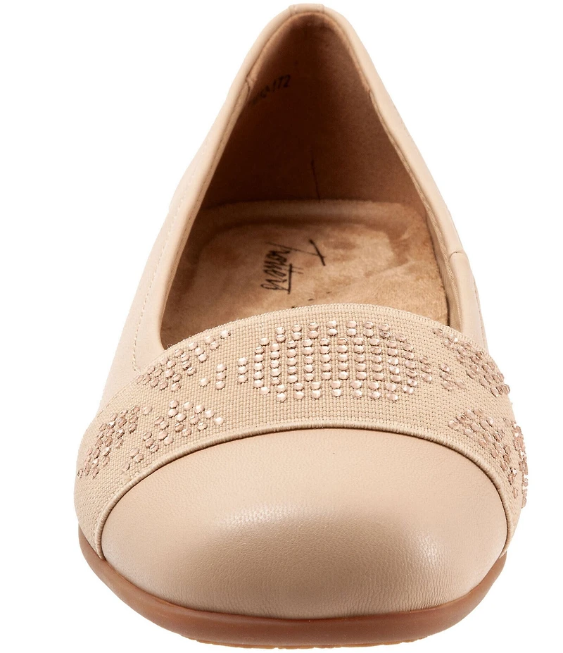 Trotters Samantha Leather Slip On Flats