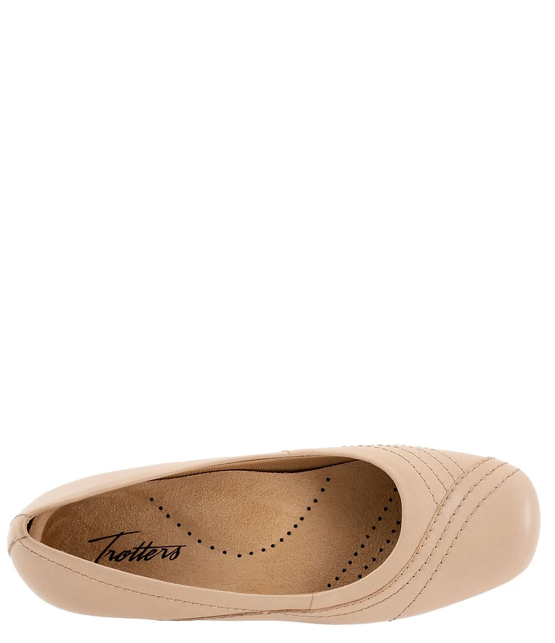 Trotters Sasha Leather Slip-On Flats