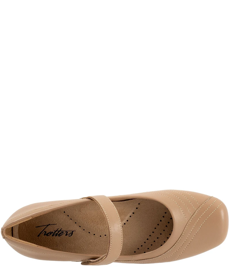 Trotters Sherese Leather Mary Jane Flats