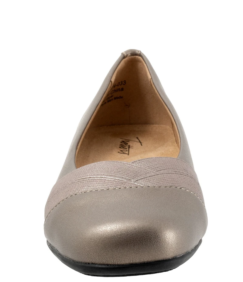 Trotters Stella Band Detailed Square Toe Flats
