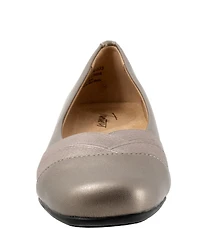 Trotters Stella Band Detailed Square Toe Flats