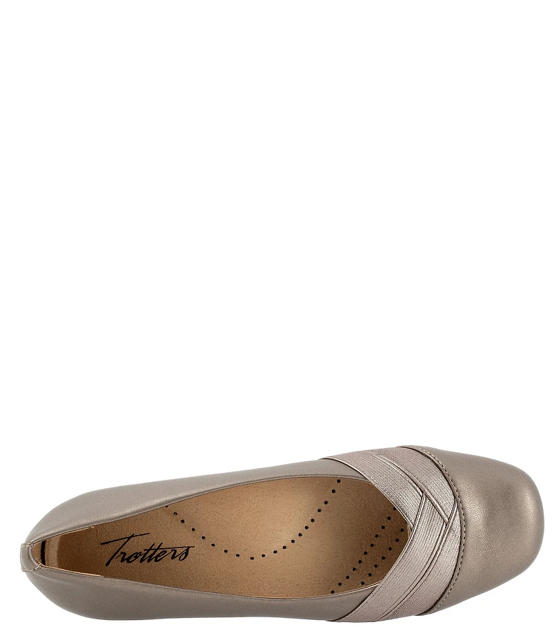 Trotters Stella Band Detailed Square Toe Flats