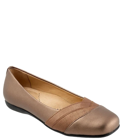 Trotters Stella Band Detailed Square Toe Flats