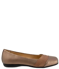 Trotters Stella Band Detailed Square Toe Flats