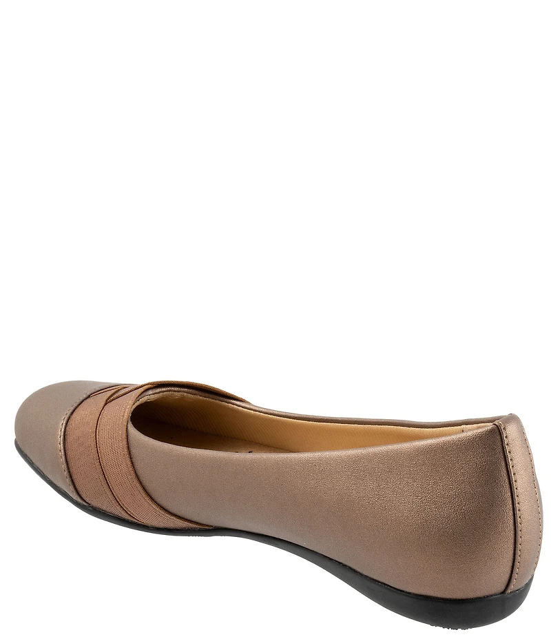 Trotters Stella Band Detailed Square Toe Flats