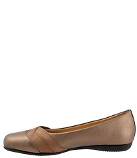 Trotters Stella Band Detailed Square Toe Flats
