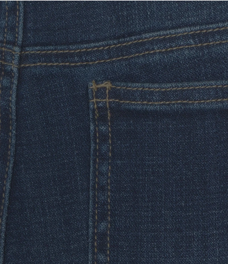 Tru Luxe Jeans Bow Hem Straight Leg Jeans