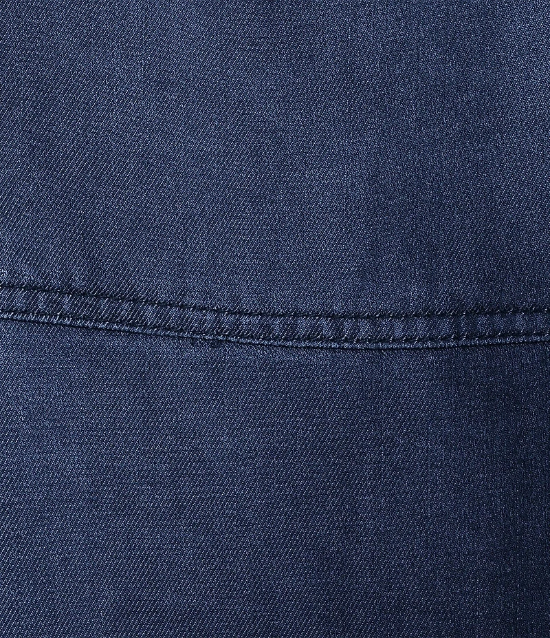 Tru Luxe Jeans Denim Boatneck Long Sleeve Pullover