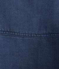 Tru Luxe Jeans Denim Boatneck Long Sleeve Pullover
