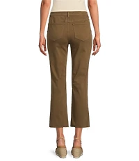 Tru Luxe Jeans Stretch Twill Kick Crop Pants