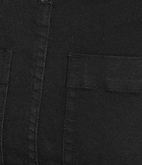 Tru Luxe Jeans Twill Flat Front Wide Leg Jeans