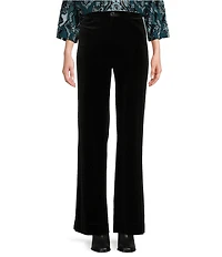 Tru Luxe Jeans Velvet Stretch Wide Leg Pants
