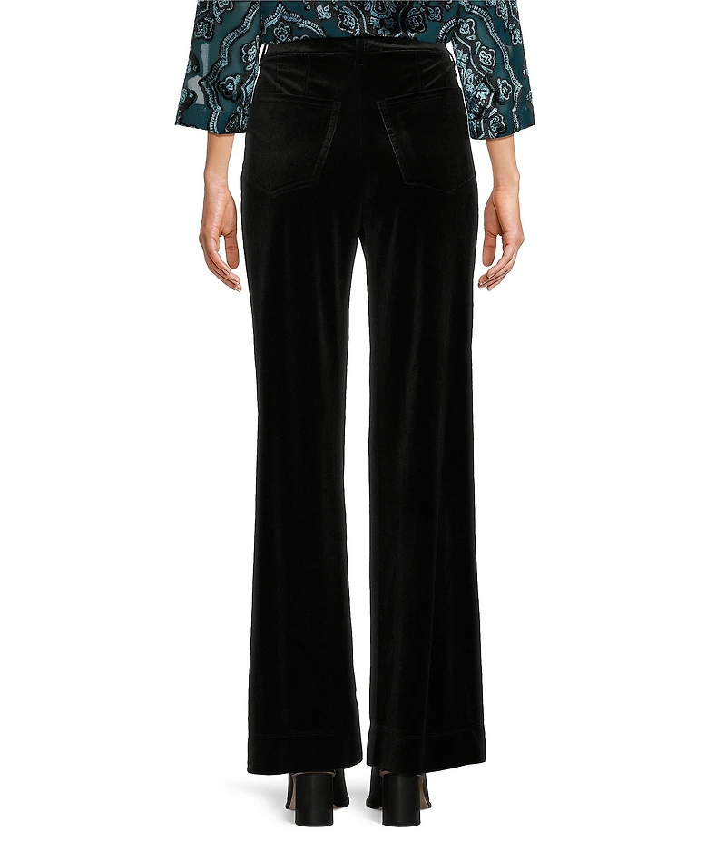 Tru Luxe Jeans Velvet Stretch Wide Leg Pants