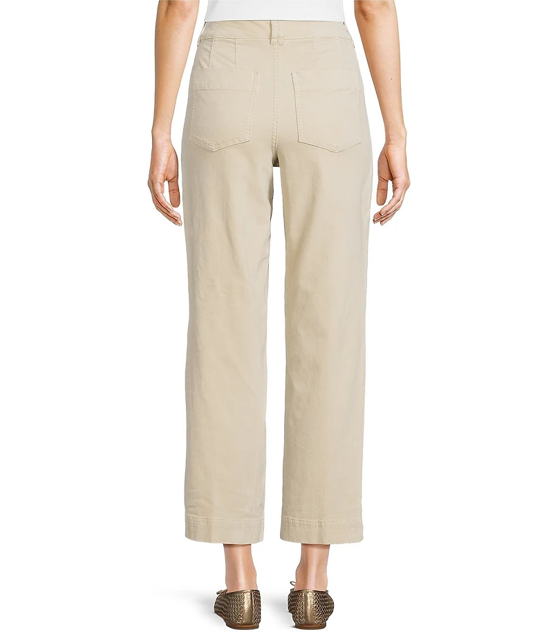 Tru Luxe Jeans Velveteen Cropped Wide Leg Pants