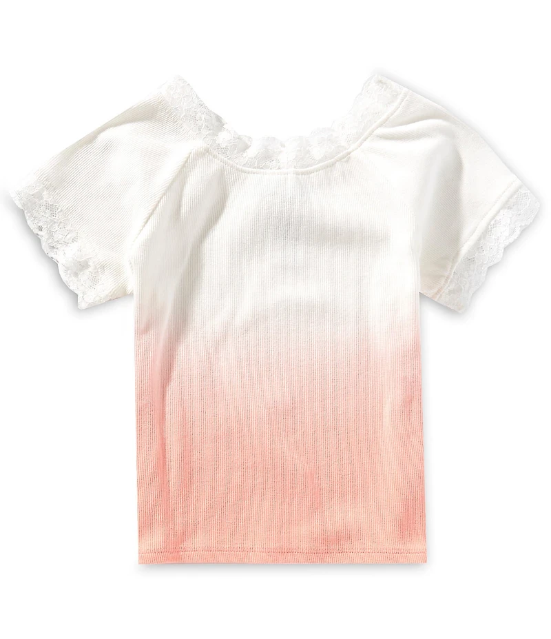 Truce Big Girls Short-Sleeve Dip-Dye T-Shirt