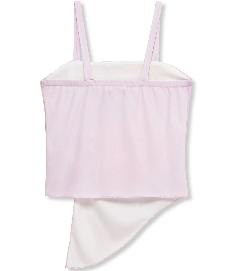 Truce Big Girls Sleeveless Sublimation-Printed Side Ruched Top