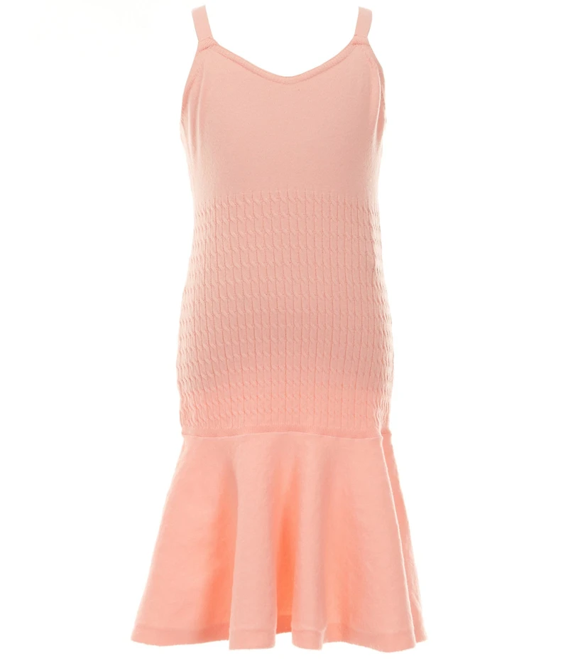 Truce Big Girls Sleeveless Sweater-Knit Fit & Flare Dress