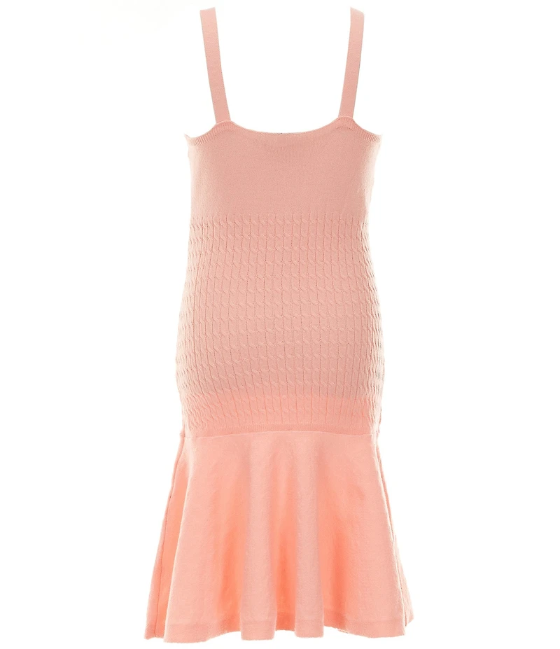 Truce Big Girls Sleeveless Sweater-Knit Fit & Flare Dress