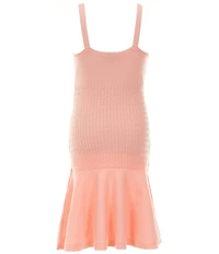 Truce Big Girls Sleeveless Sweater-Knit Fit & Flare Dress
