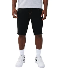 True Religion 12#double; Ricky Frayed Hem Flap Shorts