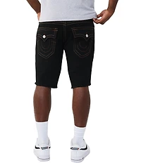 True Religion 12#double; Ricky Frayed Hem Flap Shorts
