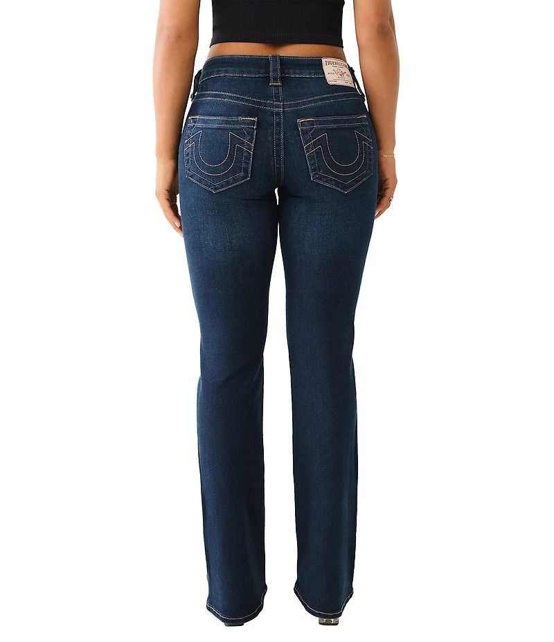 True Religion Becca Dark Denim Mid Rise Bootcut Jeans