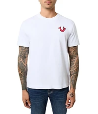 True Religion Blazing Tour Short Sleeve Graphic T-Shirt