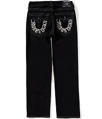 True Religion Bobby Horseshoe Embroidered Back Pocket Baggy Fit Jeans